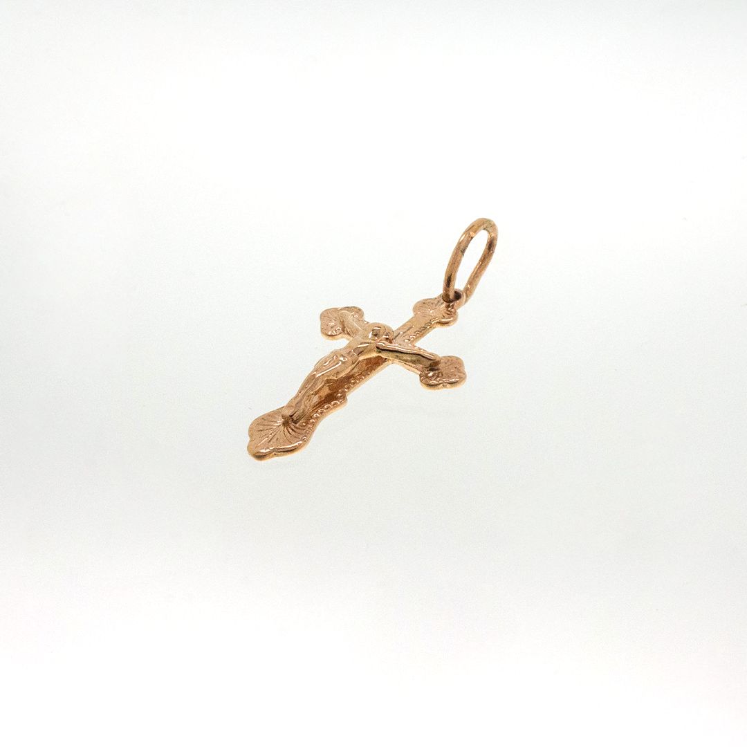 Подвеска из красного золота