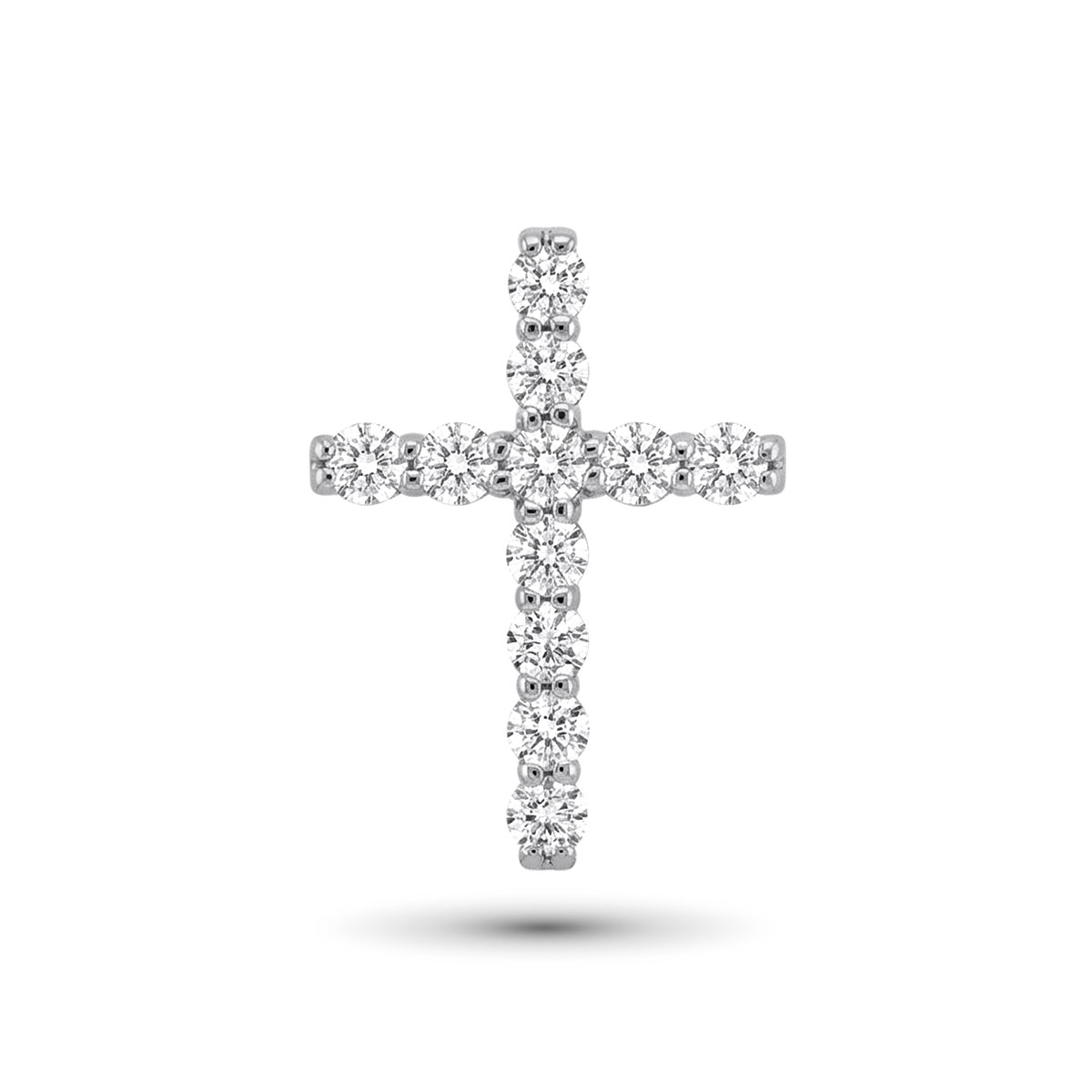 Подвеска из белого золота с бриллиантами