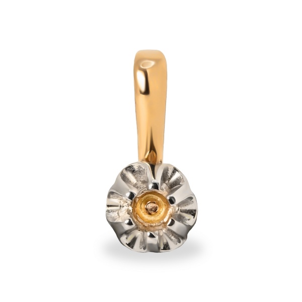 Подвеска из комбинированного золота