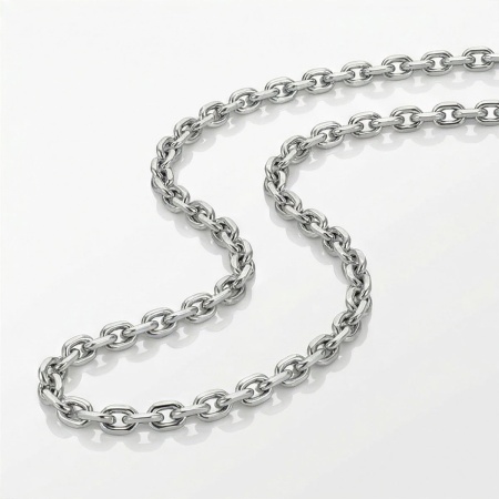 Цепь из белого золота