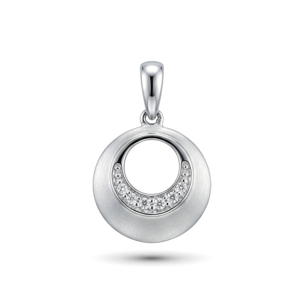 Подвеска из белое платиной с бриллиантами