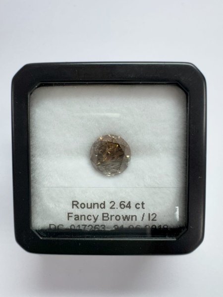 Бриллиант круглый 2,64 карат