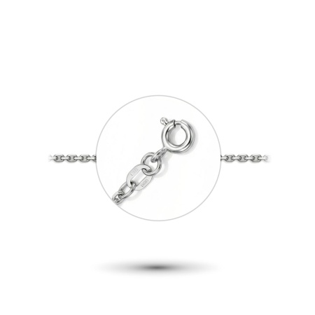 Цепь из белого золота