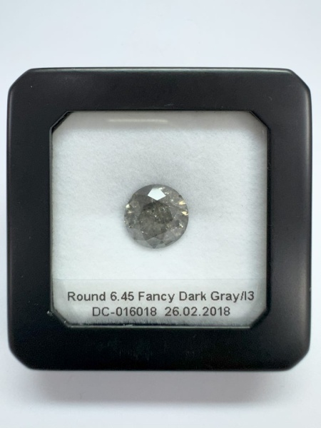 Бриллиант круглый 6,45 карат