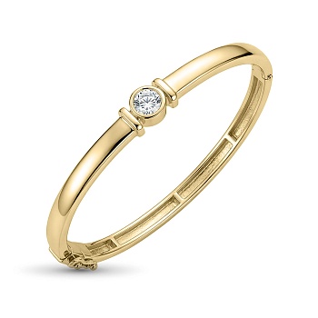 Браслет из желтого золота с бриллиантами