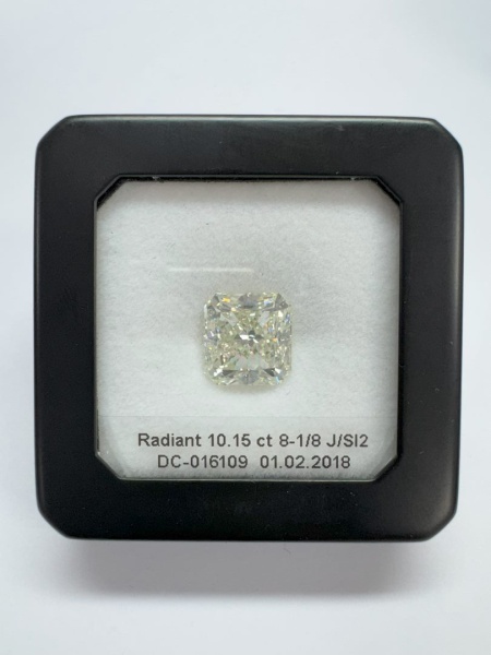 Бриллиант радиант 10,15 карат