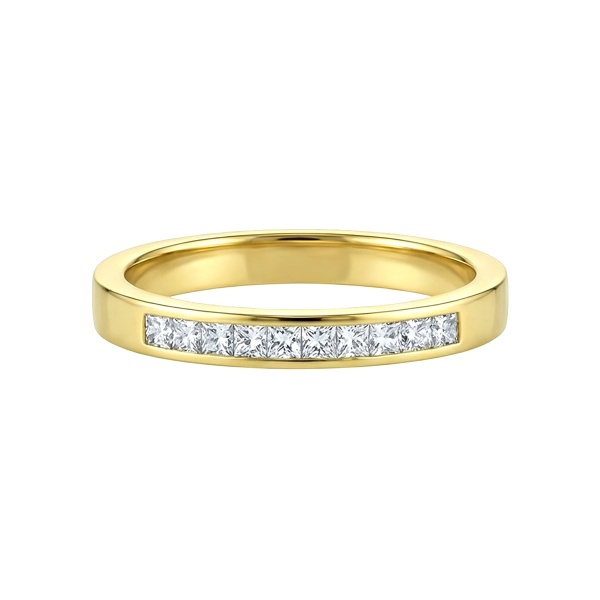 Кольцо из желтого золота с бриллиантами