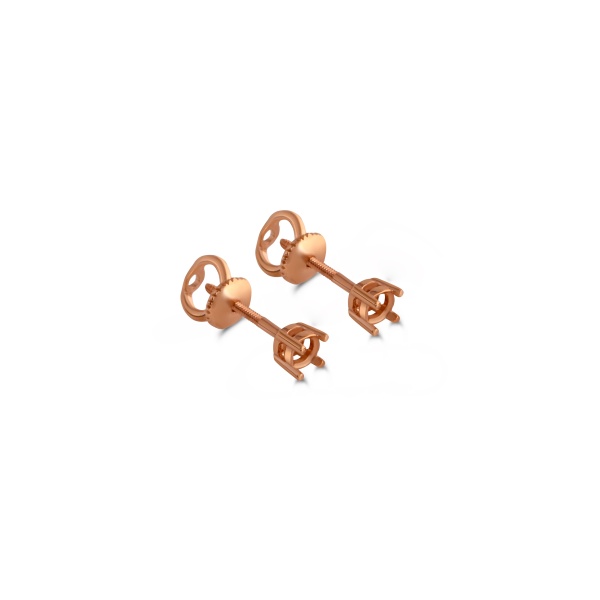 Серьги из красного золота