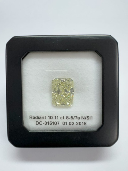Бриллиант радиант 10,11 карат