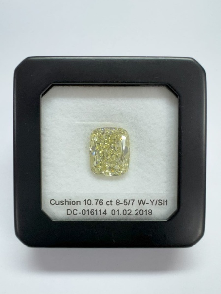 Бриллиант кушон 10,760 карат