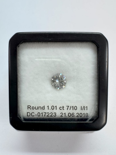 Бриллиант круглый 1,01 карат