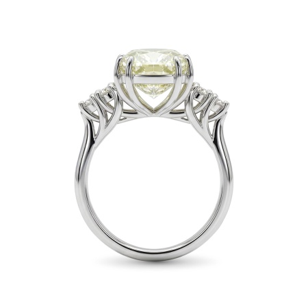 Кольцо из белого золота с бриллиантами