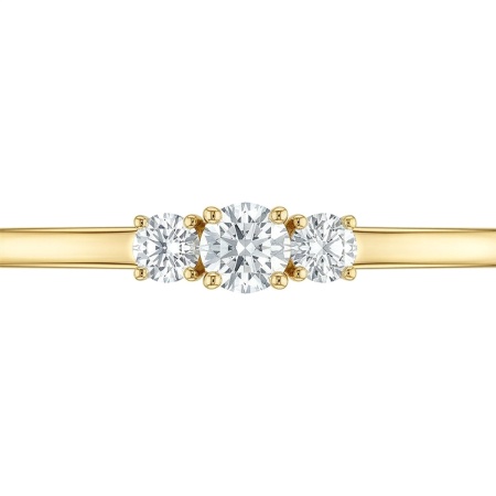 Браслет из желтого золота с бриллиантами