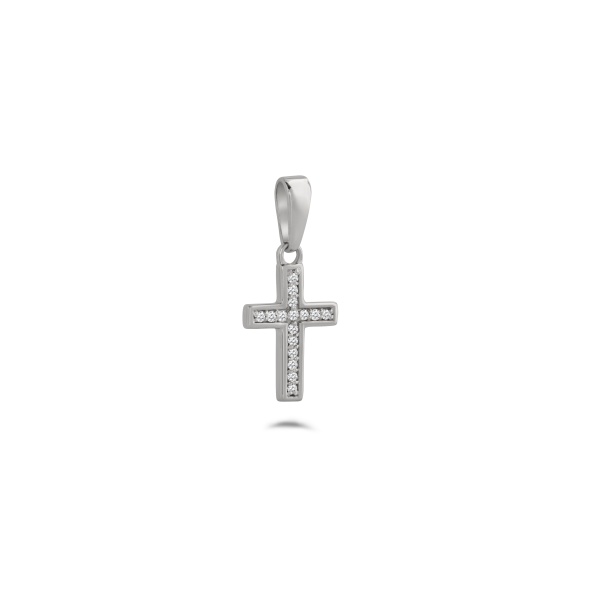 Подвеска из белого золота с бриллиантами