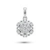 Подвеска из белого золота с бриллиантами
