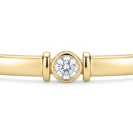 Браслет из желтого золота с бриллиантами