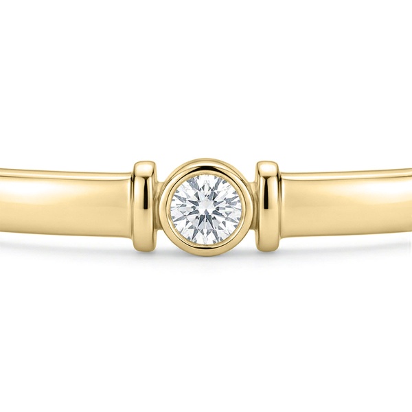 Браслет из желтого золота с бриллиантами