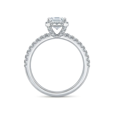 Кольцо из белого золота с бриллиантами