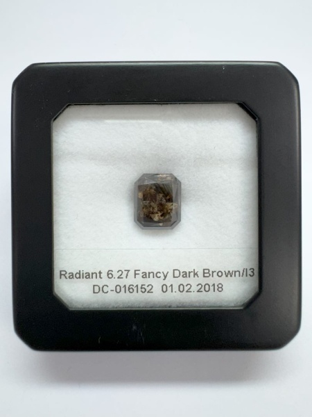Бриллиант радиант 6,27 карат