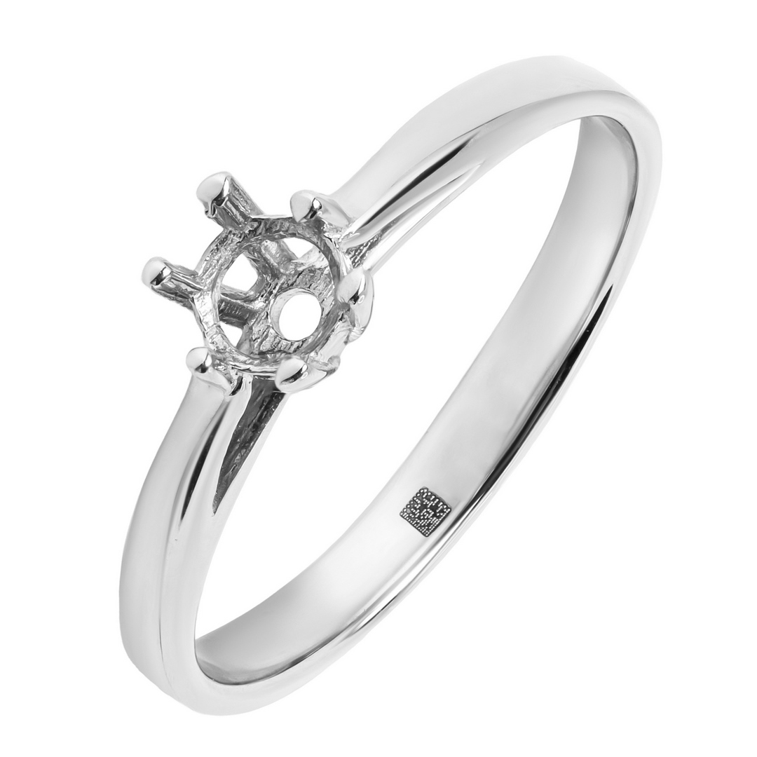 Кольцо из белого золота