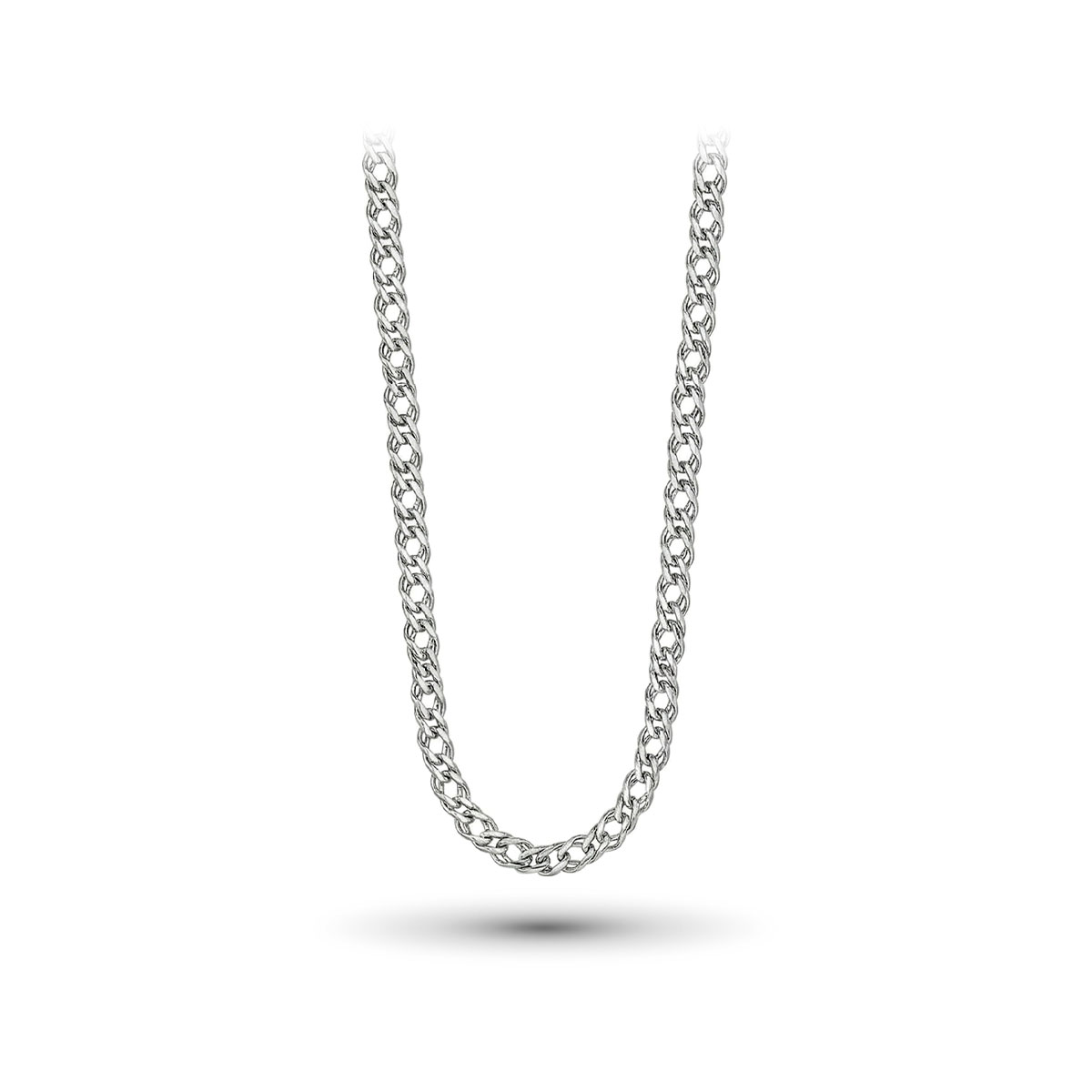 Цепь из белого золота 