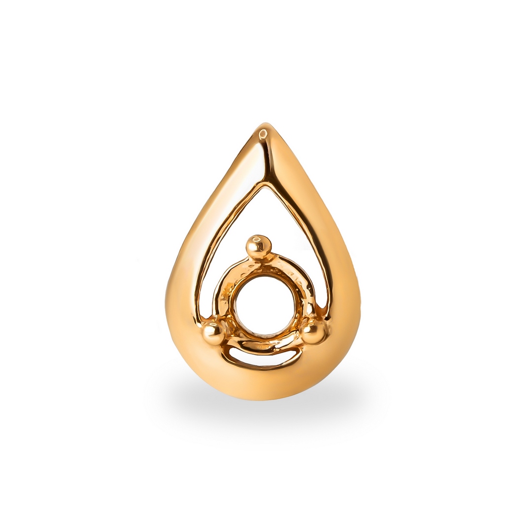 Подвеска из красного золота