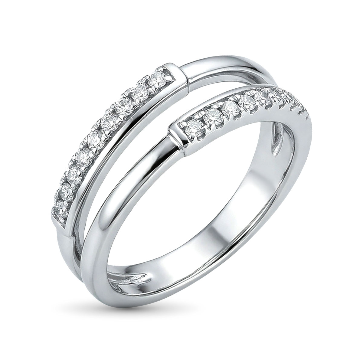 Кольцо из платины с бриллиантами