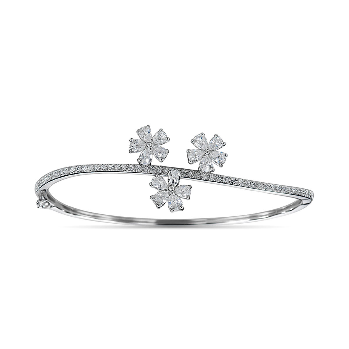 Браслет из белого золота с бриллиантами