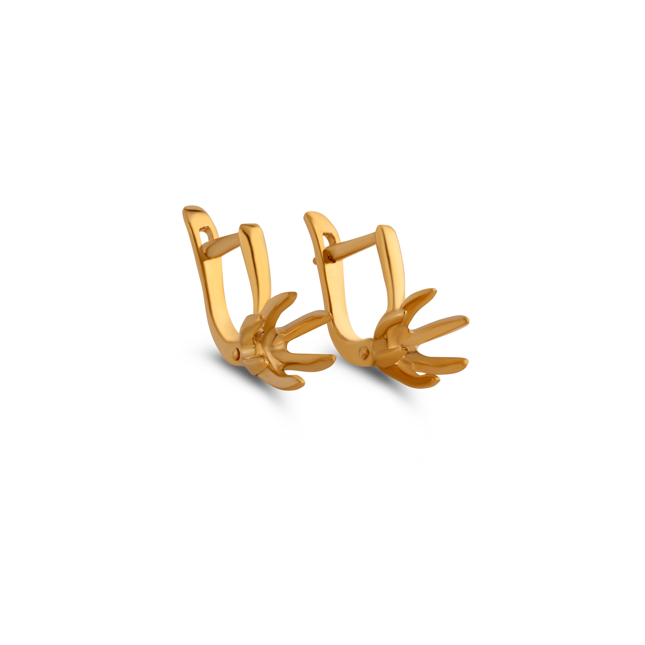 Серьги из желтого золота