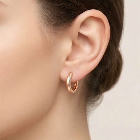 Серьги из красного золота