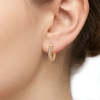 Серьги из красного золота с бриллиантами