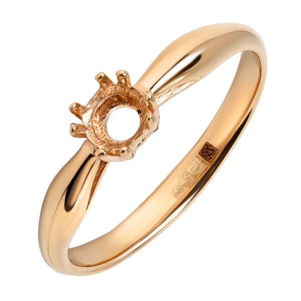 Кольцо из красного золота