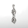 Подвеска из белого золота с бриллиантами