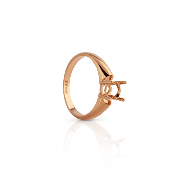 Кольцо из красного золота