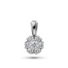 Подвеска из белого золота с бриллиантами