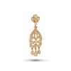 Подвеска из красного золота с бриллиантами
