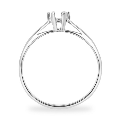 Кольцо из белого золота