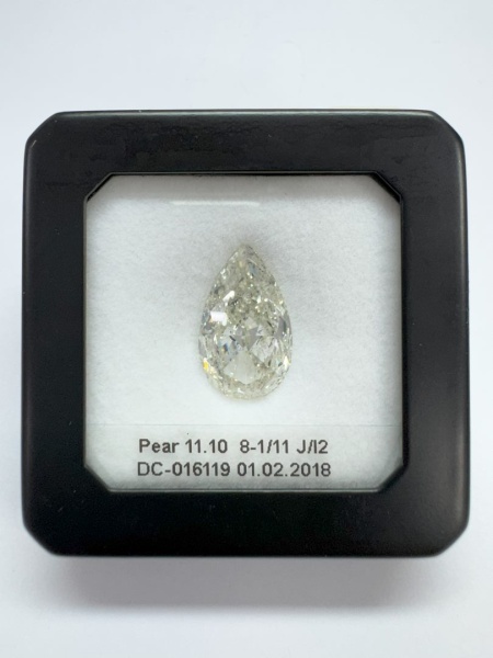 Бриллиант груша 11,100 карат