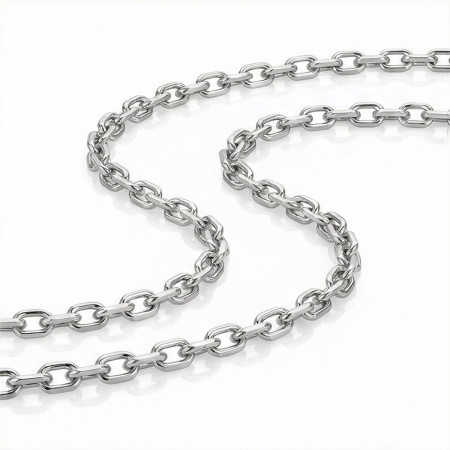 Цепь из белого золота 