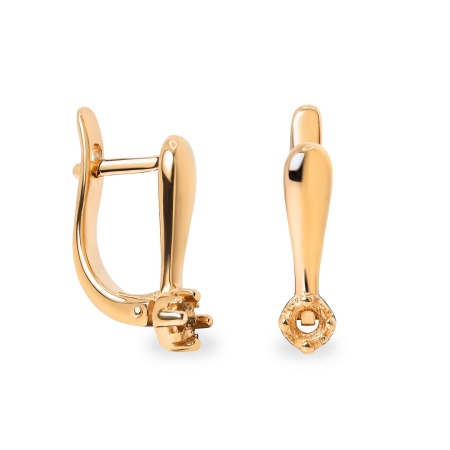 Серьги из красного золота