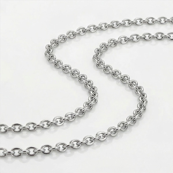 Цепь из белого золота