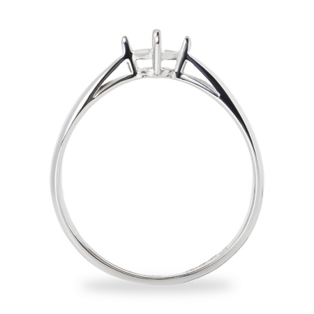 Кольцо из белого золота