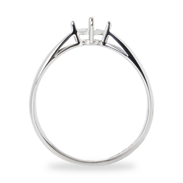 Кольцо из белого золота