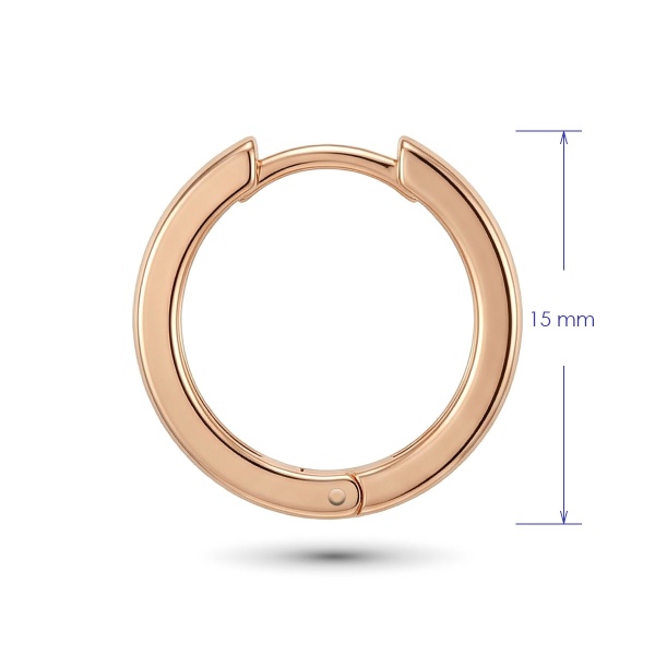 Серьги из красного золота