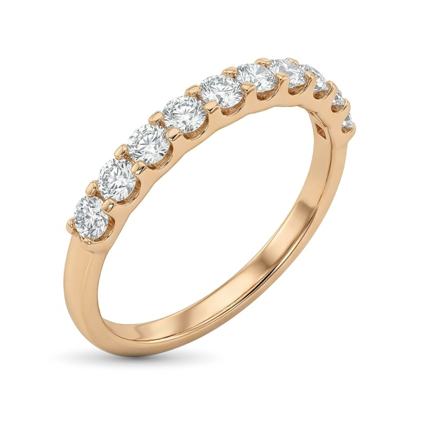 Кольцо из красного золота с бриллиантами