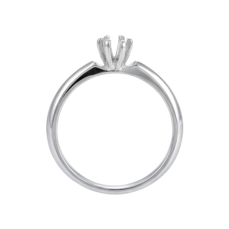 Кольцо из белого золота