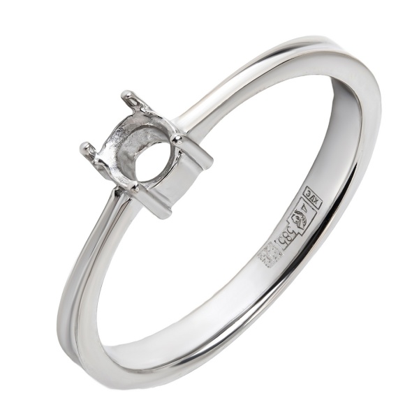 Кольцо из белого золота