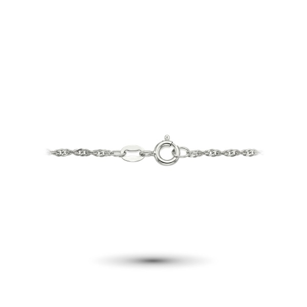 Цепь из белого золота