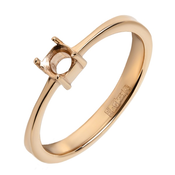 Кольцо из красного золота