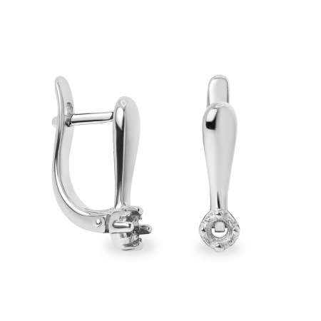 Серьги из белого золота